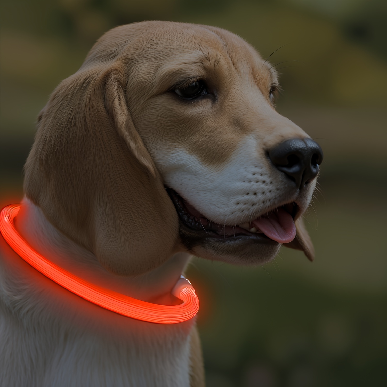Светещ LED нашийник за кучета